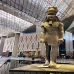 Naujasis Didysis Egipto muziejus ir Gizos piramidės iš Hurgados